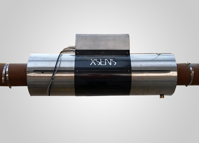 XSENS clamp-on ultrasonic flow meter for non-intrusive liquid flow measurement